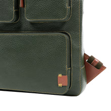 Load image into Gallery viewer, Hydor 03 Green Leather Backpack
