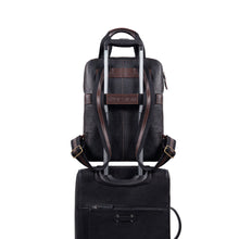Load image into Gallery viewer, Hydor 03 Black Leather Backpack
