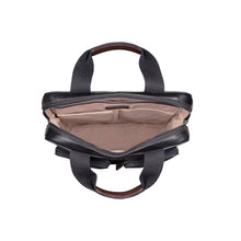 Load image into Gallery viewer, Hydor 03 Black Leather Backpack
