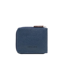 Load image into Gallery viewer, Hydor W1 Blue Leather Bi Fold Wallet

