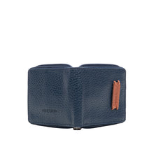 Load image into Gallery viewer, Hydor W1 Blue Leather Bi Fold Wallet
