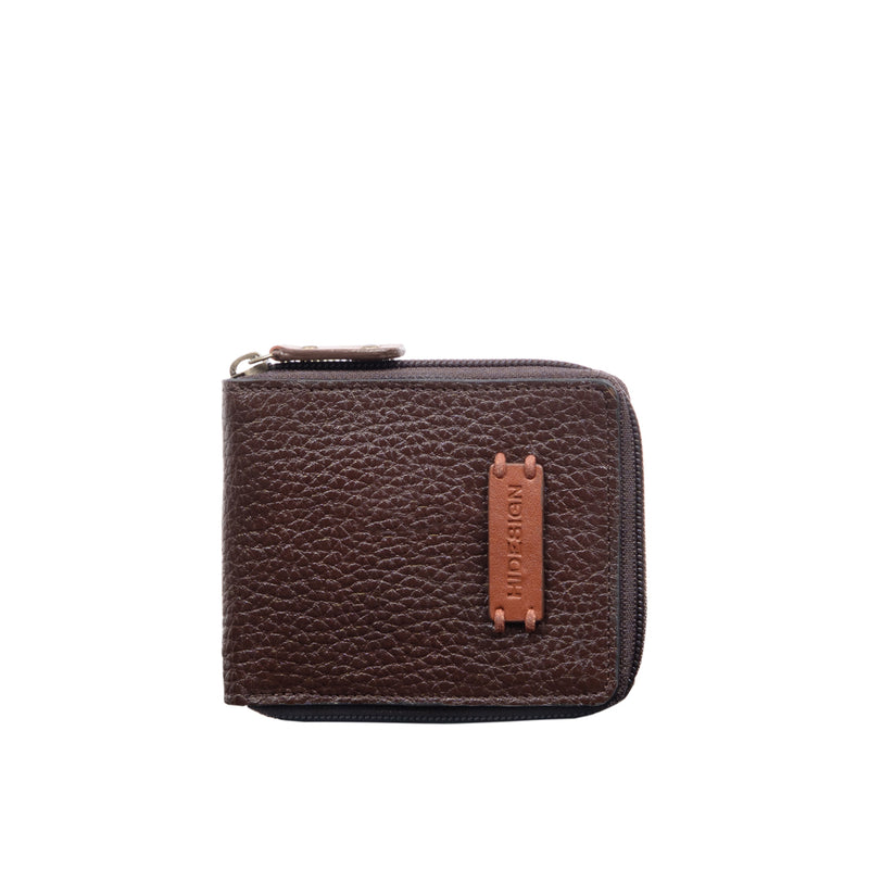 Hydor W1 Brown Leather Bi Fold Wallet
