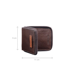 Load image into Gallery viewer, Hydor W1 Brown Leather Bi Fold Wallet
