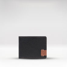 Load image into Gallery viewer, Hydor W3 Black Leather Bi Fold Wallet
