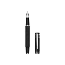 Load image into Gallery viewer, Dupleix Black Leather Fountain Pen
