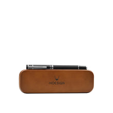 Load image into Gallery viewer, Dupleix Black Leather Fountain Pen
