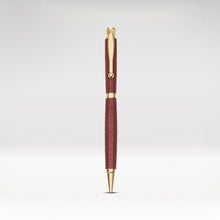 Load image into Gallery viewer, Marianne Red Leather Gel Pen
