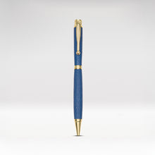 Load image into Gallery viewer, Marianne Blue Leather Gel Pen
