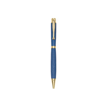 Load image into Gallery viewer, Marianne Blue Leather Gel Pen
