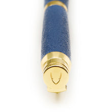 Load image into Gallery viewer, Marianne Blue Leather Gel Pen
