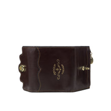 Load image into Gallery viewer, Comtesse W1 Purple Leather Tri-Fold Wallet
