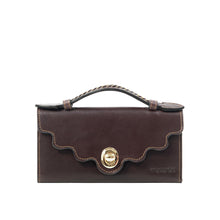 Load image into Gallery viewer, Comtesse W2 Purple Leather Tri-Fold Wallet
