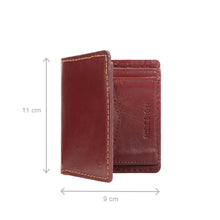 Load image into Gallery viewer, Baron W1 Red Leather Bi-Fold Wallet
