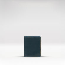 Load image into Gallery viewer, Baron W1 Blue Leather Bi-Fold Wallet
