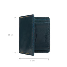 Load image into Gallery viewer, Baron W1 Blue Leather Bi-Fold Wallet
