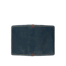 Load image into Gallery viewer, Baron W1 Blue Leather Bi-Fold Wallet
