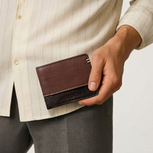 Load image into Gallery viewer, Viscounti W1 Tan Leather Tri-Fold Wallet

