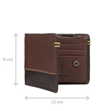 Load image into Gallery viewer, Viscounti W1 Tan Leather Tri-Fold Wallet
