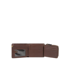 Load image into Gallery viewer, Viscounti W1 Tan Leather Tri-Fold Wallet
