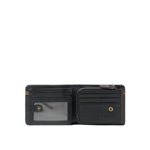 Load image into Gallery viewer, Viscounti W1 Black Leather Tri-Fold Wallet
