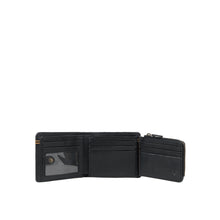 Load image into Gallery viewer, Viscounti W1 Black Leather Tri-Fold Wallet
