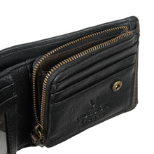 Load image into Gallery viewer, Viscounti W1 Black Leather Tri-Fold Wallet
