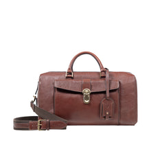 Load image into Gallery viewer, Viscounti 03 Tan Leather Duffle Bag
