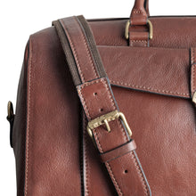 Load image into Gallery viewer, Viscounti 03 Tan Leather Duffle Bag
