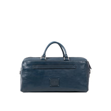Load image into Gallery viewer, Viscounti 03 Blue Leather Duffle Bag
