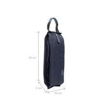 Load image into Gallery viewer, Viscounti 03 Blue Leather Duffle Bag

