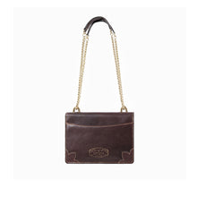 Load image into Gallery viewer, Comtesse 01 Purple Leather Shoulder Bag
