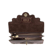 Load image into Gallery viewer, Comtesse 01 Purple Leather Shoulder Bag
