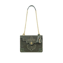 Load image into Gallery viewer, Comtesse 01 Olive Leather Shoulder Bag
