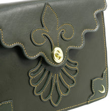Load image into Gallery viewer, Comtesse 01 Olive Leather Shoulder Bag
