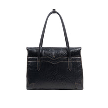 Load image into Gallery viewer, Comtesse 02 Black Leather Tote Bag
