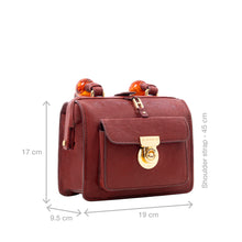 Load image into Gallery viewer, Lafayette 01 Red Leather Sling Bag
