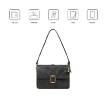Load image into Gallery viewer, Lafayette 02 Black Leather Shoulder Bag
