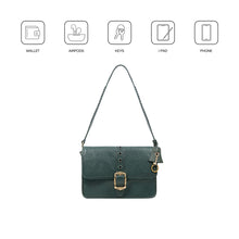 Load image into Gallery viewer, Lafayette 02 Olive Leather Shoulder Bag
