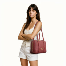Load image into Gallery viewer, Lafayette 03 Red Leather Shoulder Bag

