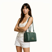 Load image into Gallery viewer, Lafayette 03 Olive Leather Shoulder Bag
