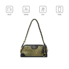 Load image into Gallery viewer, Marquise 01 Blue Leather Shoulder Bag
