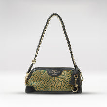 Load image into Gallery viewer, Marquise 01 Blue Leather Shoulder Bag
