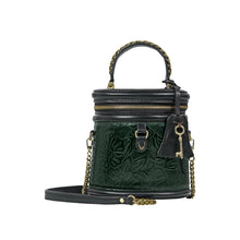 Load image into Gallery viewer, Marquise 02 Olive Leather Sling Bag
