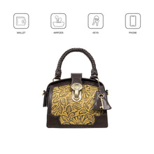 Load image into Gallery viewer, Marquise 03 Brown Leather Sling Bag

