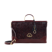 Load image into Gallery viewer, Marquise 04 Red Leather Tote Bag
