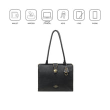 Load image into Gallery viewer, Normandie 02 Black Leather Sling Bag
