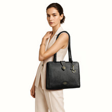 Load image into Gallery viewer, Normandie 02 Black Leather Sling Bag
