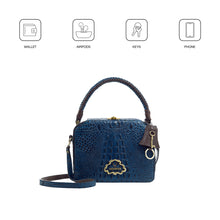 Load image into Gallery viewer, Palazzo 01 Blue Leather Sling Bag
