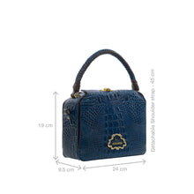 Load image into Gallery viewer, Palazzo 01 Blue Leather Sling Bag
