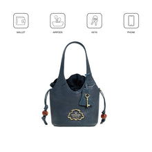 Load image into Gallery viewer, Palazzo 02 Blue Leather Sling Bag
